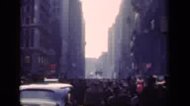 New York USA (1941): People In A Busy Part Of A City