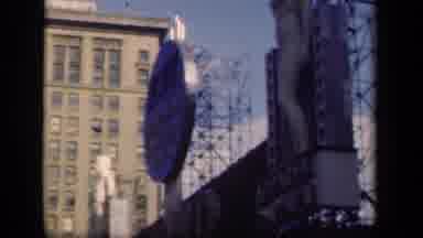 New York USA (1941): Grainy Home Video Showing An Unidentified Person Walking In