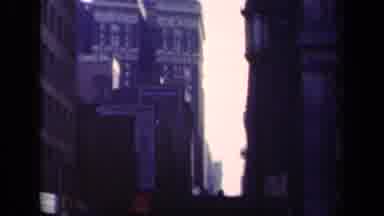 New York USA (1941): Panning Camera Shows Height Of Downtown Buildings While