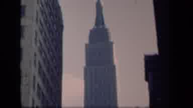 New York USA (1941): View Of Great Buildings In A City Covered By Leaves And