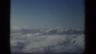 New York USA (1941): View From Plane At Cruising Speed Flying Above Layer Of