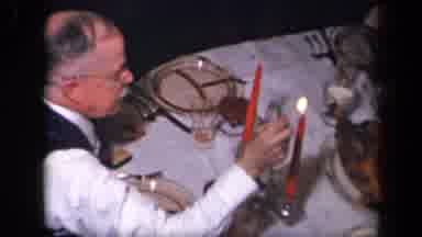 Sebring Ohio USA (1942): People Sitting At A Table With Plates And Food And