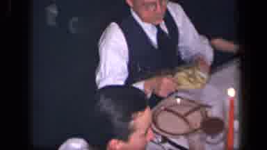 Sebring Ohio USA (1942): Vintage Family Having A Holiday Dinner