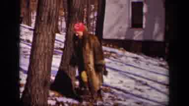 Sebring Ohio USA (1942): Woman And Child Walking Between Trees