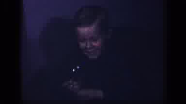Sebring Ohio USA (1942): A Well Dressed Boy Is Talking About Something With A