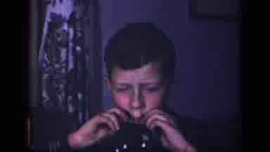 Sebring Ohio USA (1942): Mom Child Creepy Dark Food Medical Purple Pillows Home