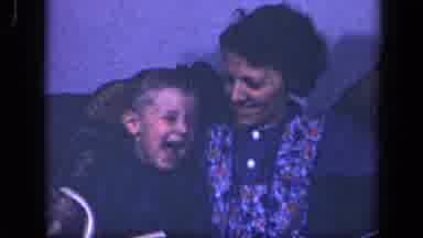 Sebring Ohio USA (1942): Boy Takes Off Hat And Hugs His Mother