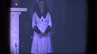 Sebring Ohio USA (1942): Nunnery Nurse Who Seems To Be Giving A Presentation Or