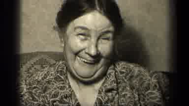 Sebring Ohio USA (1942): Black And White Footage Of Woman Laughing And Man Smoking