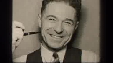Sebring Ohio USA (1942): Happy Smiling Man In A Tie And White Collared Shirt