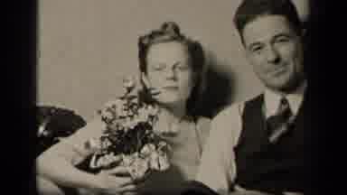 Sebring Ohio USA (1942): Two Lovers On Their Wedding Day Possibly While Showing