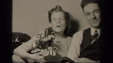 Sebring Ohio USA (1942): A Couple In Love Relaxing Together