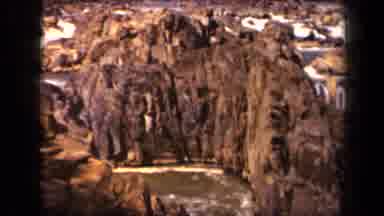 Baltimore Maryland USA (1943): Cuts Between A Dry Canyon Surrounding A Slow Water
