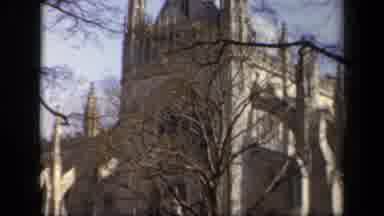 Baltimore Maryland USA (1943): An Elegant Church Seen Through The Leafless