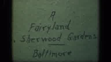 Baltimore Maryland USA (1943): Sherwood Gardens In Baltimore Showing Variety Of