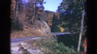 Skyline Drive Virginia USA (1943): Forest Winding Roads Green Mountain Top Sky