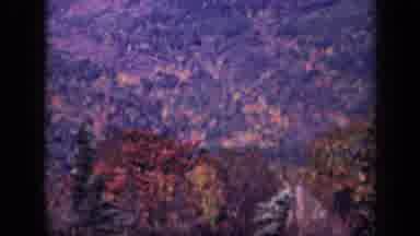 Skyline Drive Virginia USA (1943): A View Of Rocky Mountains Deserted With High