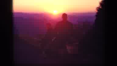 Skyline Drive Virginia USA (1943): Vintage Grainy Video Of A Man And Women