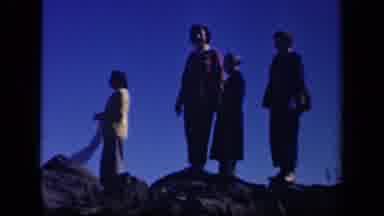 Skyline Drive Virginia USA (1943): Vintage Video Clip Of People Posing On A Cliff