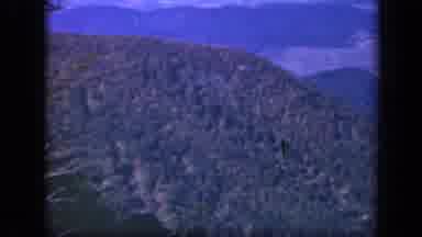 Skyline Drive Virginia USA (1943): Mountain Forest Rocks
