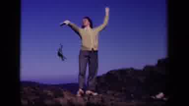 Skyline Drive Virginia USA (1943): Lady Smiling And Performing Multiple Poses On