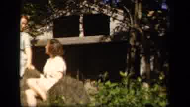 Skyline Drive Virginia USA (1943): Plates Of Fried Chicken And Two Girls Talking