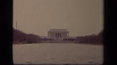 Washington DC USA (1943): Lincoln Memorial Sits In The Distance Beyond The Lake In