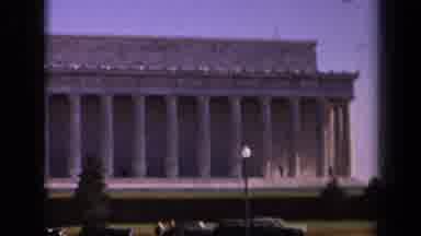 Washington DC USA (1943): A View Of A Monumental Building And A View Of Fall