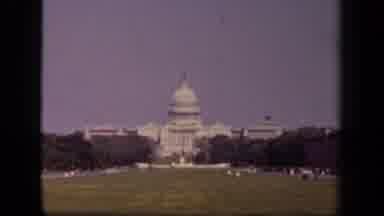 Washington DC USA (1943): Vintage Footage Of A Sunny Day Grass Field People