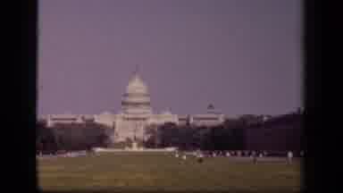 Washington DC USA (1943): Lawn In Front Of National Art Gallery Dome Blue Sky