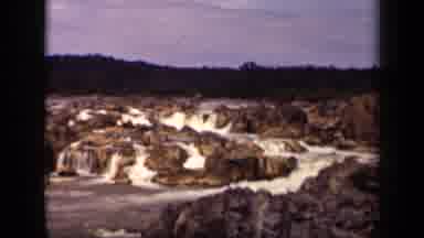 Washington DC USA (1943): Vintage Nature Scene Of Water Flowing Through Rocks