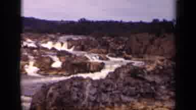 Washington DC USA (1943): River Flowing Through Rocks