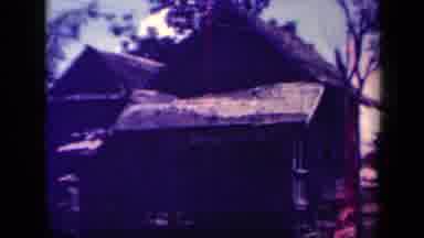 Leyte Gulf Philippines (1944): Old Time Video Of Cabins In Area With People