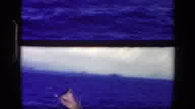Leyte Gulf Philippines (1944): People Riding Boat In Rough Ocean Waters