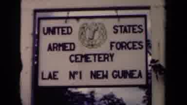 Papua New Guinea (1944): A Cemetery With Lot Of Tombs Of Deceased Army Personnel