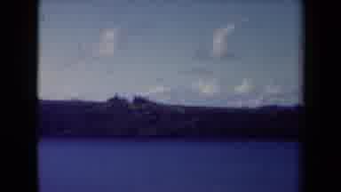 Kauai Hawaii USA (1944): View Of Distant Mountains And Fields By The Roadside