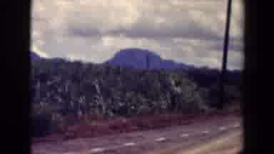 Kauai Hawaii USA (1944): Large Crop With Mountains And Clouds In Background And