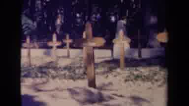 France (1945): Several Grave Markers In A Cemetery In The Shape Of A Wooden Cross