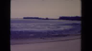 France (1945): Filming The Ocean From The Beach This Is An Old Film From The 70'S