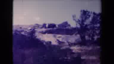 France (1945): Extremely Dry Landscaping Of A Deserted Ancient Village In
