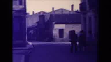France (1945): A View Of A Small Town With Soldiers From 1930'S And 1940
