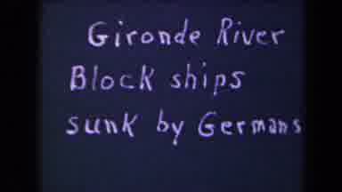 France (1945): Ship Sunk By Germans In Gironde River