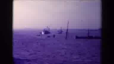 France (1945): Aerial Footage Of Sinking Boats In The Ocean