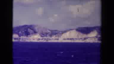 France (1945): Majestic Arctic Snow Capped Mountains Over A Large Body Of Water