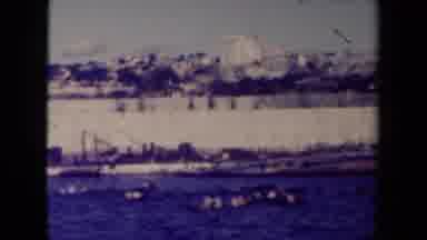 France (1945): Cargo Ships Docked At The Bay