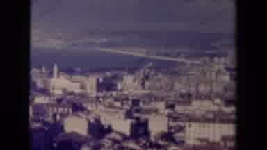 France (1945): Pan Over City Old Destructed City