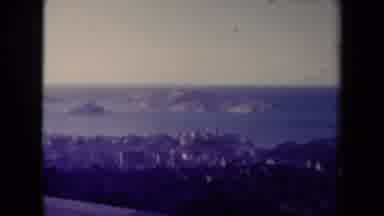France (1945): Blurry Old Moving Image Of Different Sizes Of Rocky Land