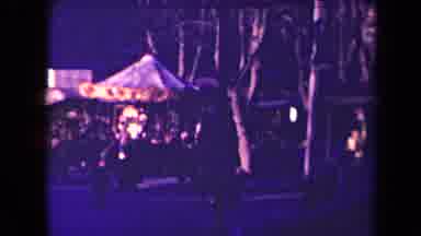 France (1945): Vintage Video Of A Carnival With A Merry Go Round And Welcome Sign