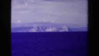 France (1945): Ice Mountain In The Open Sea In A Rainy Weather With Thunderstorms