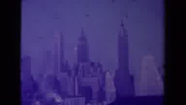 France (1945): Skyscrapers Look Majestically Over The Sunset And Nearby Large